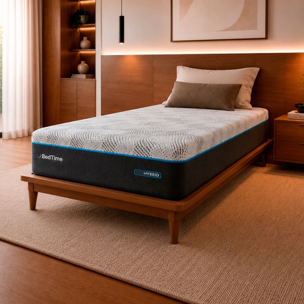 Colchón 1 Plaza y Media BedTime EcoHybrid (100x200) 