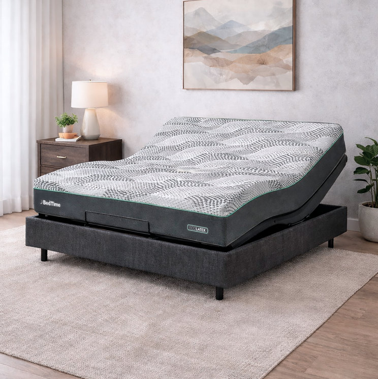 Colchón Queen BedTime EcoLatex (160x200) Cama funcional REGALO